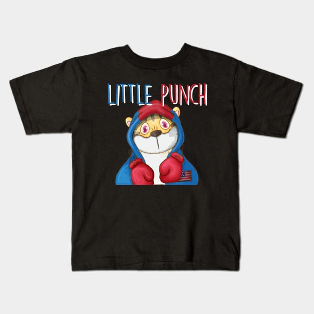 Tiger Little Punch Kids T-Shirt by Mako Design 